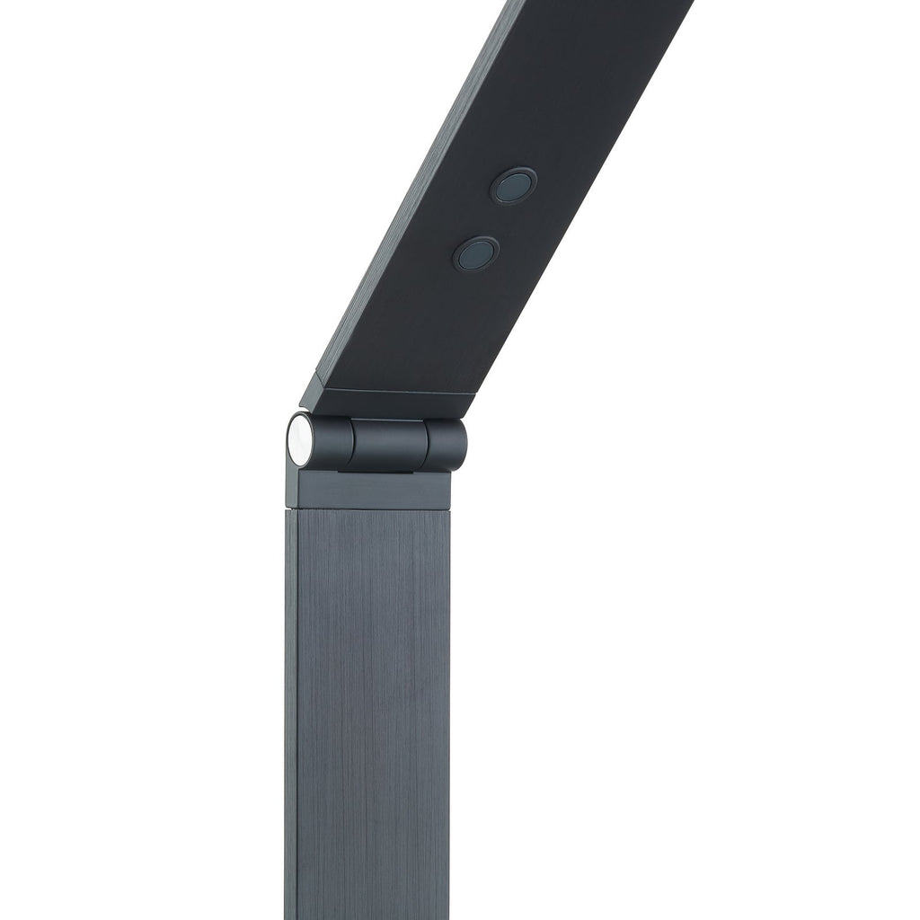 LED gulvlampe Salome svart aluminium CCT dimbar justerbar ledd