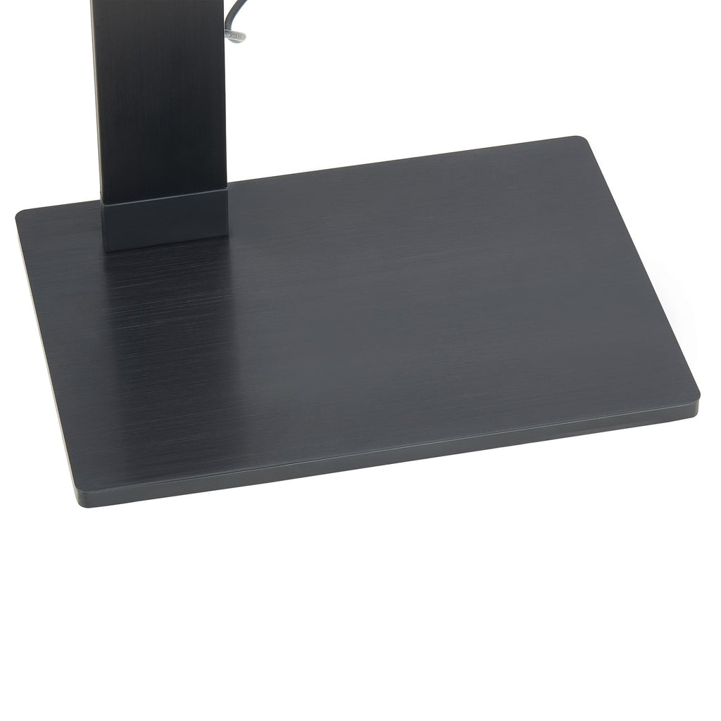 LED gulvlampe Salome svart aluminium CCT dimbar høydejustering