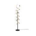 LED gulvlampe Sequence dimbar CCT messing Ø23 cm forfra