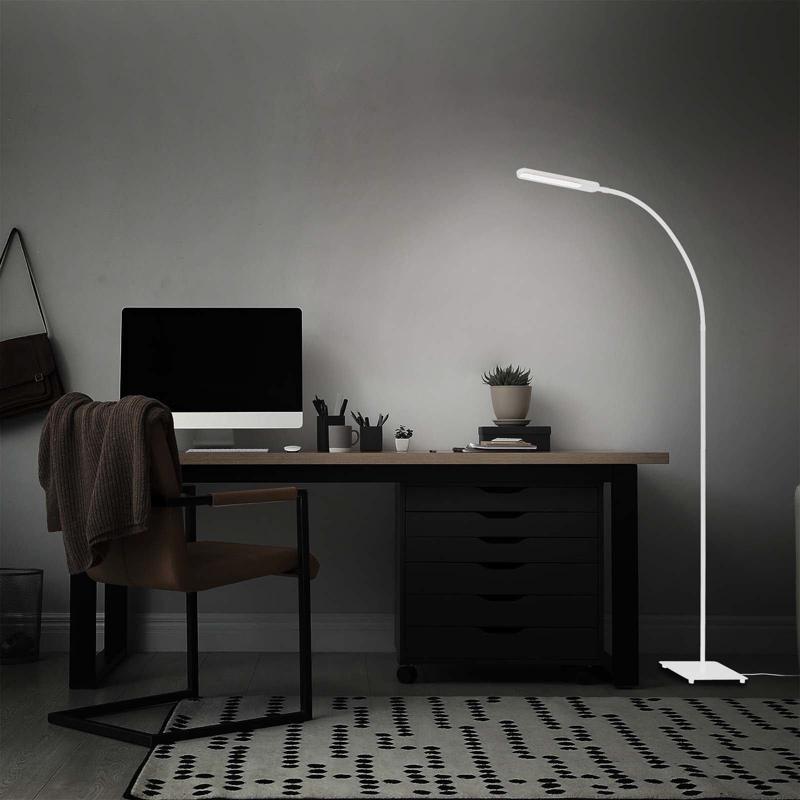 LED gulvlampe Servo dimbar CCT hvit 183 cm 8W bakside