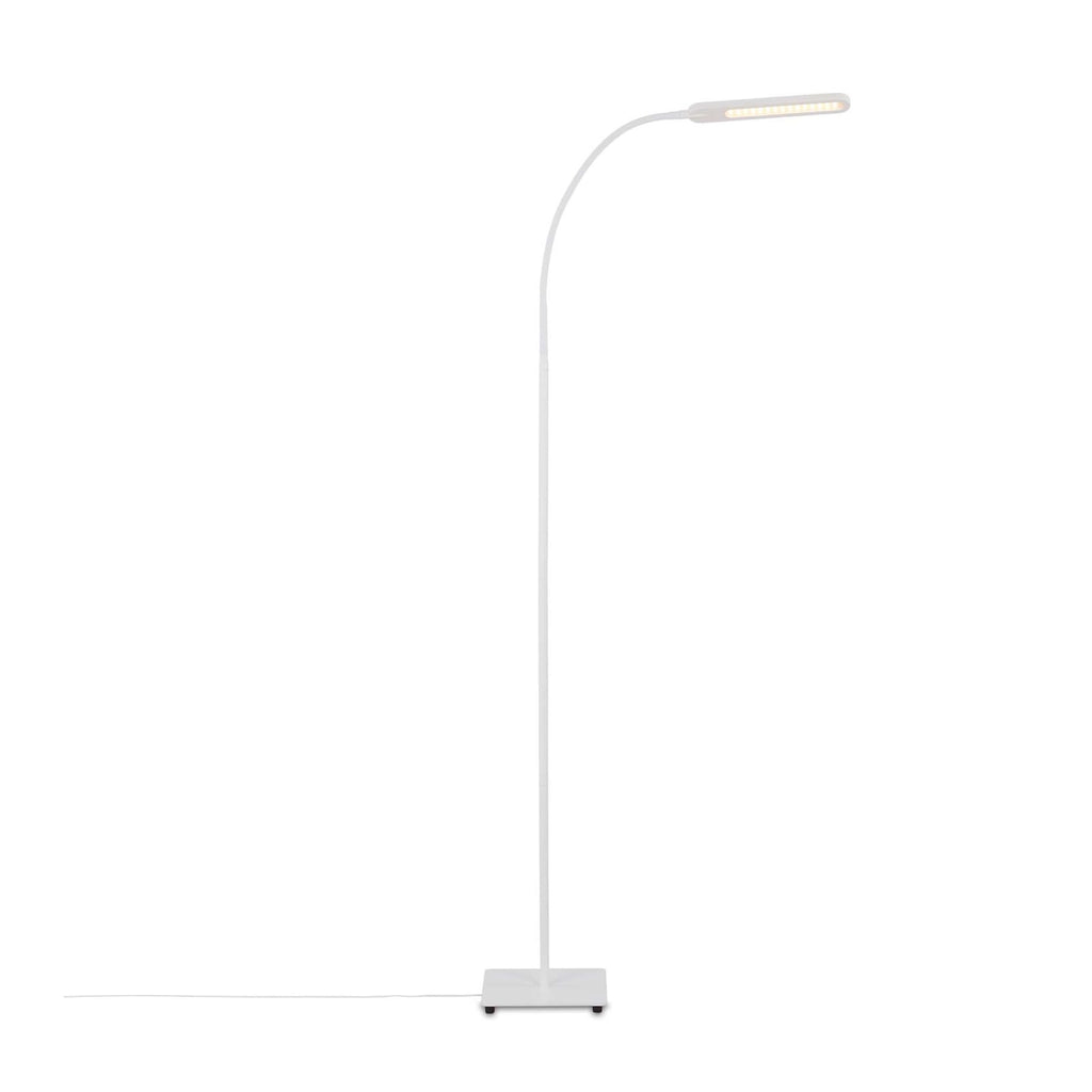 Detalj av LED gulvlampe Servo dimbar CCT hvit 183 cm 8W lampehode
