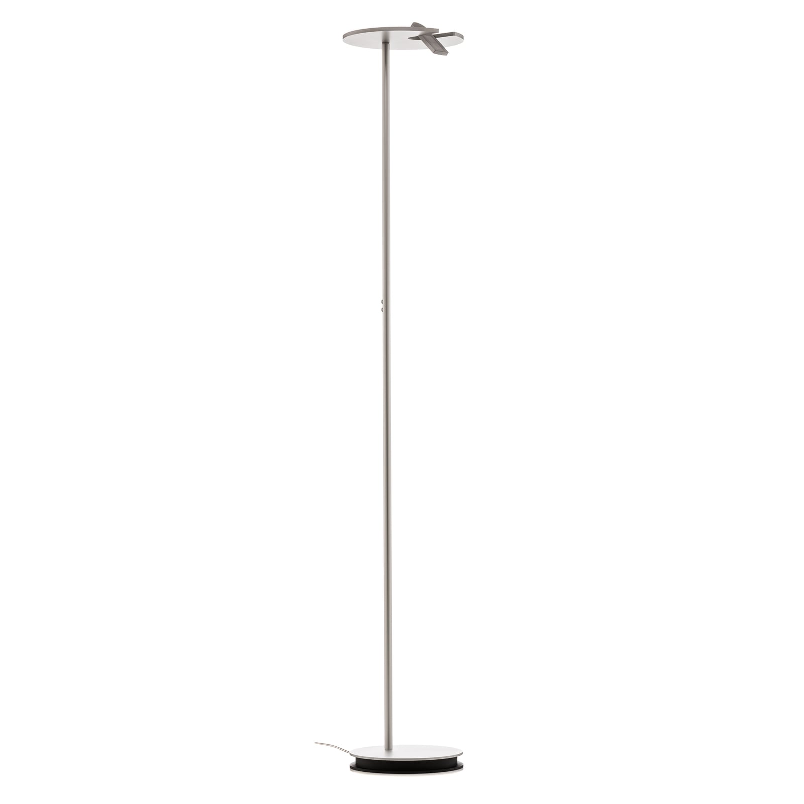LED gulvlampe Share med leselampe dimbar aluminium detalj av leselampe