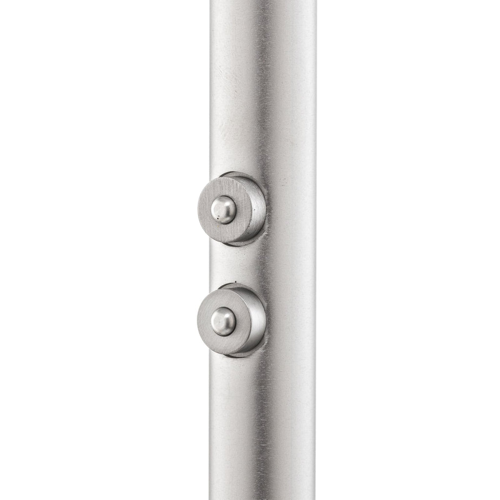 LED gulvlampe Share med leselampe dimbar aluminium lysdetalj