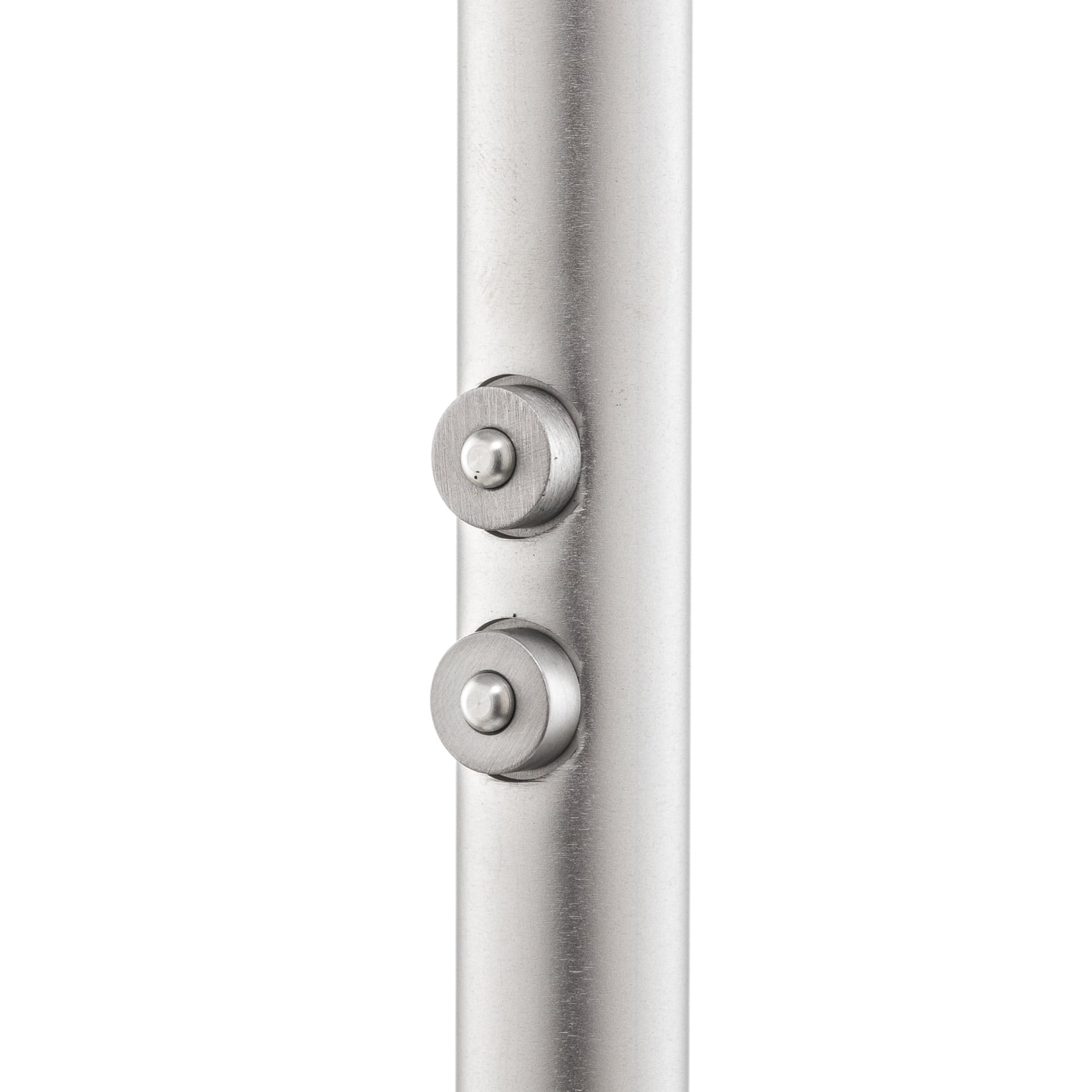 LED gulvlampe Share med leselampe dimbar aluminium lysdetalj