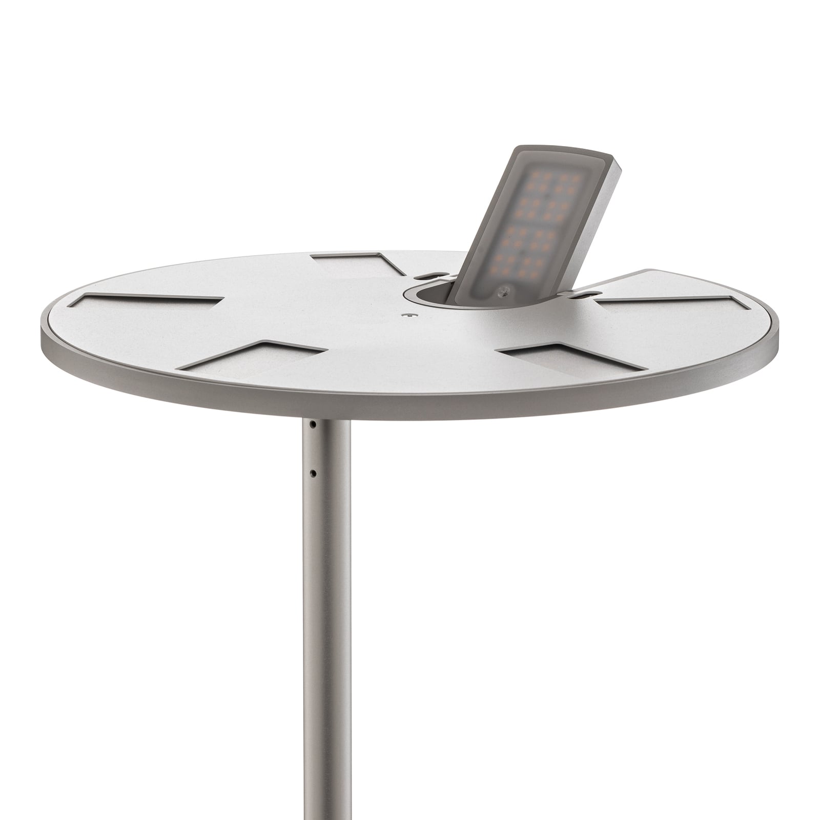 LED gulvlampe Share med leselampe dimbar aluminium sideprofil
