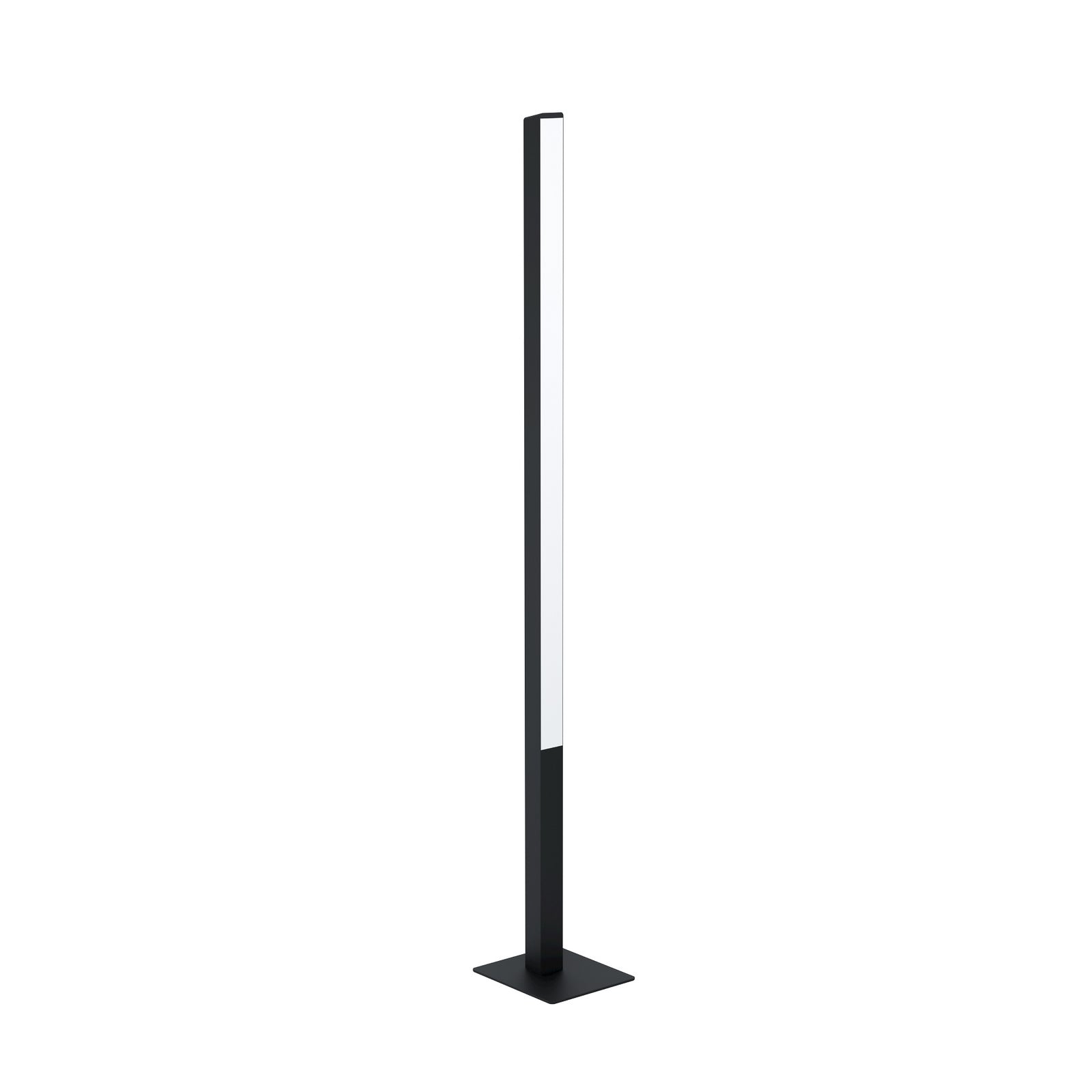 Nærbilde av LED gulvlampe Simolaris-Z dimbar RGB Zigbee svart 35W