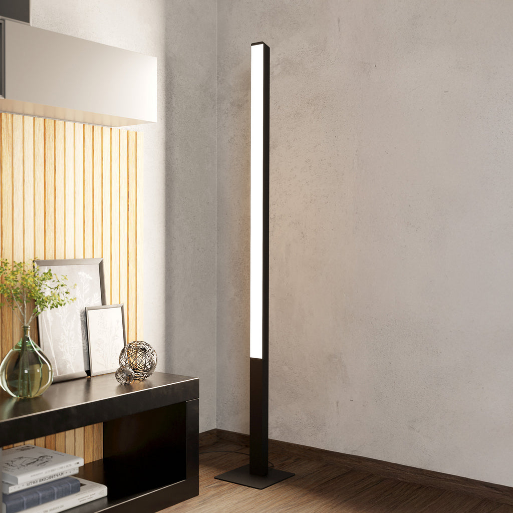 LED gulvlampe Simolaris-Z dimbar RGB Zigbee svart 35W - EGLO connect