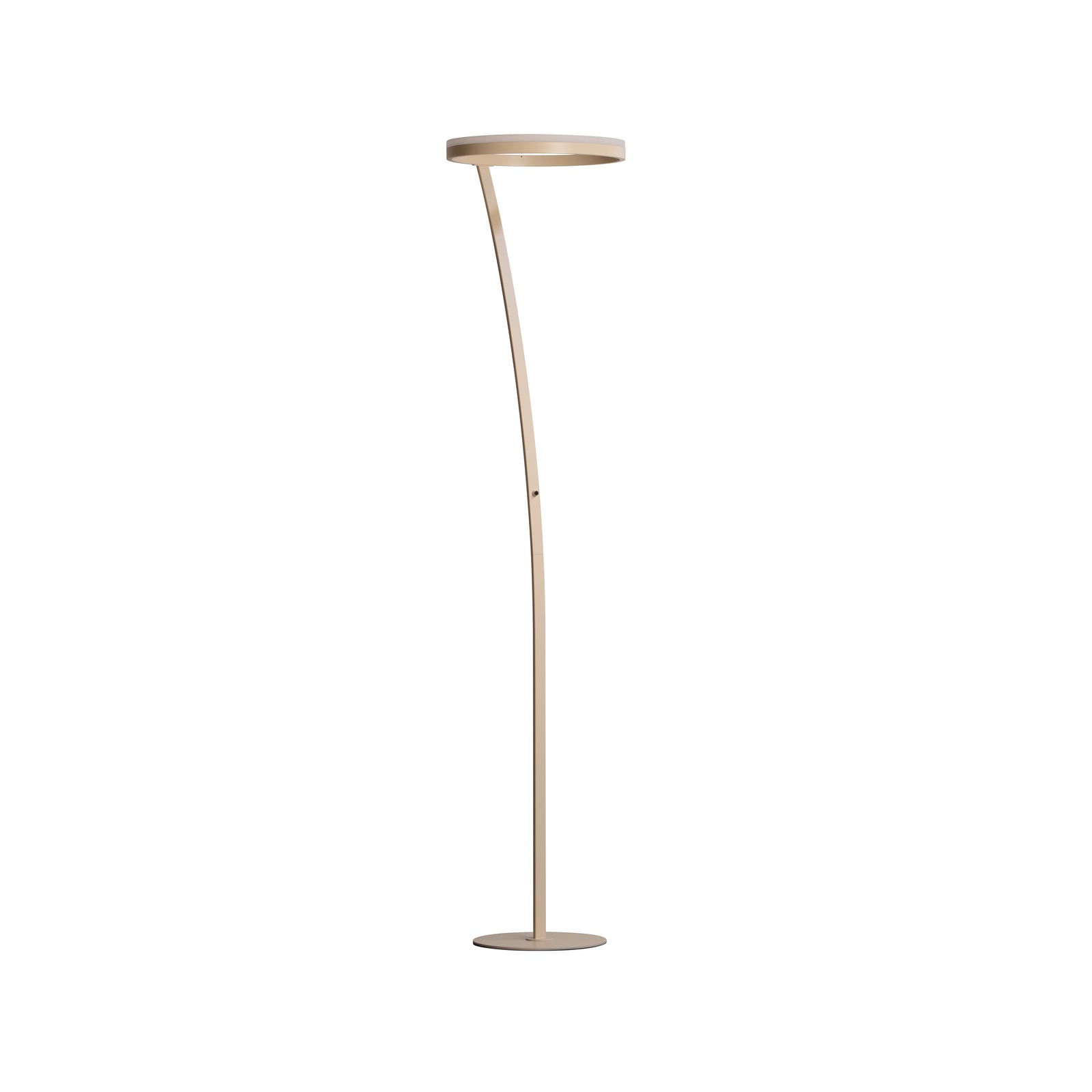 LED gulvlampe Sirko dimbar CCT sandfarget 177 cm forfra