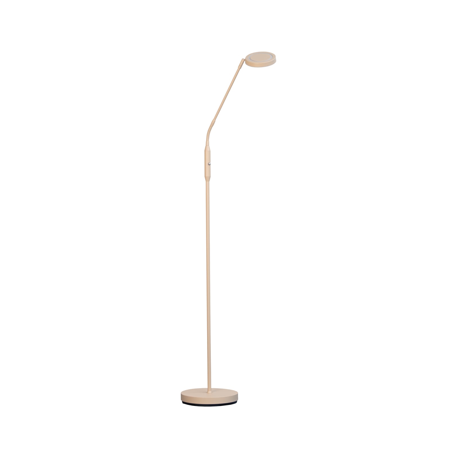 LED gulvlampe Sorento sand metall og akryl forfra