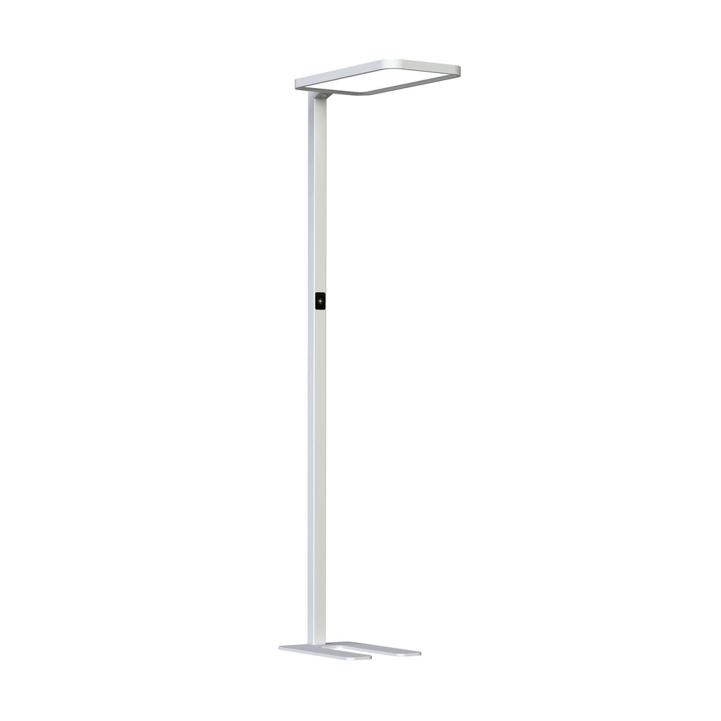 LED gulvlampe STUDIObutler med bevegelsessensor 80W sølv forfra