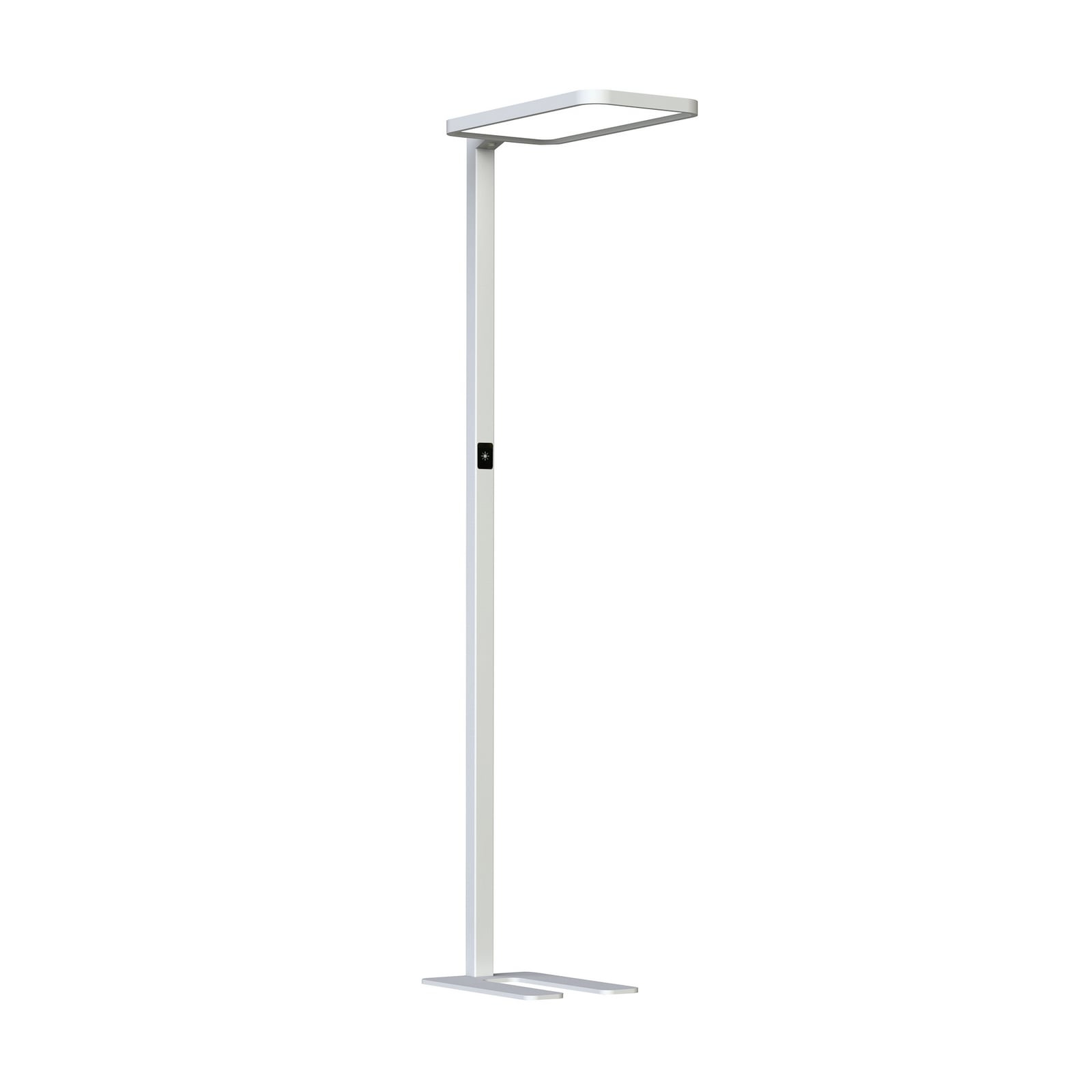 LED gulvlampe STUDIObutler med bevegelsessensor 80W sølv forfra