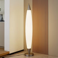 LED gulvlampe Tarell dimbar hvit/nikkel 146 cm 27W forfra