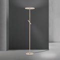 LED gulvlampe Teide med leselys dimbar khaki forfra