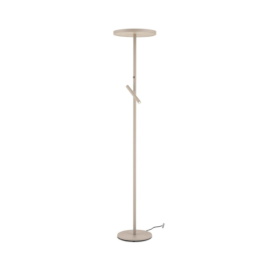 LED gulvlampe Teide med leselys dimbar khaki bakside