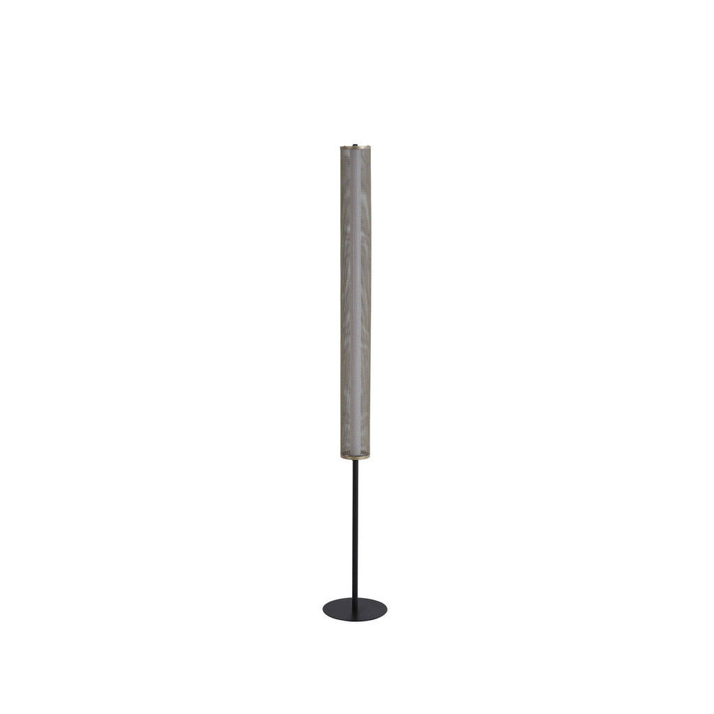 LED gulvlampe Thread gull/svart dimbar bakside