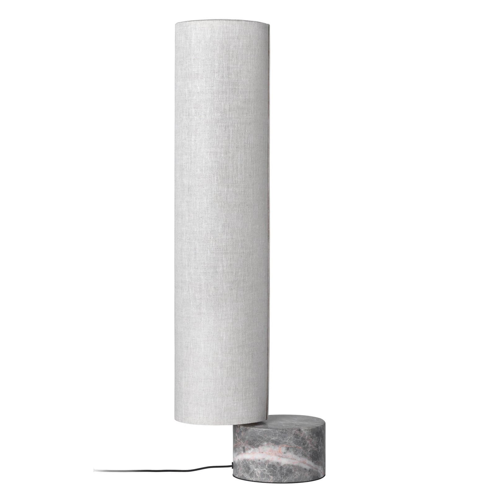 LED gulvlampe Unbound lin dimbar 80 cm 13W varmhvit detalj av lin-skjerm