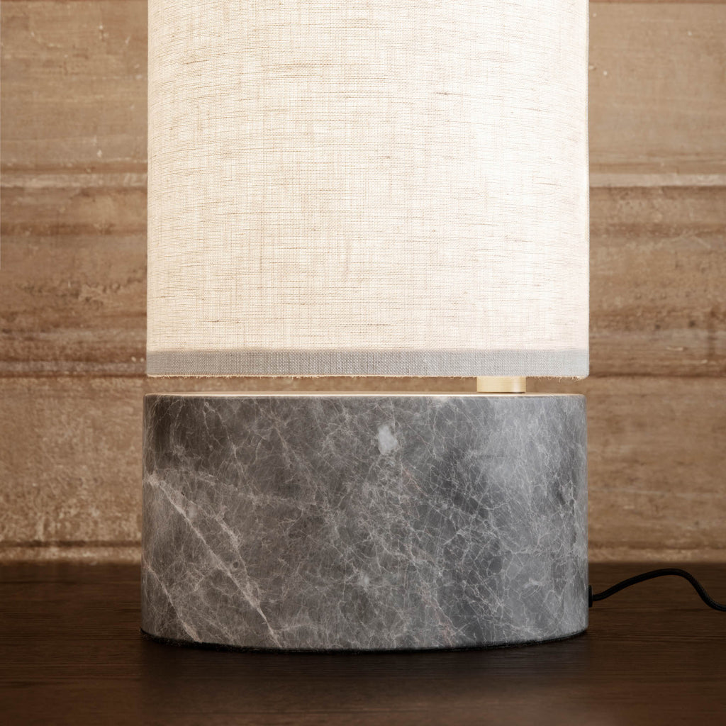 LED gulvlampe Unbound lin dimbar 80 cm 13W varmhvit kabel og støpsel