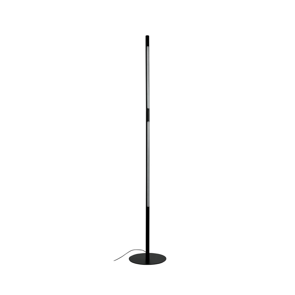 LED gulvlampe Vagner dimbar svart forfra