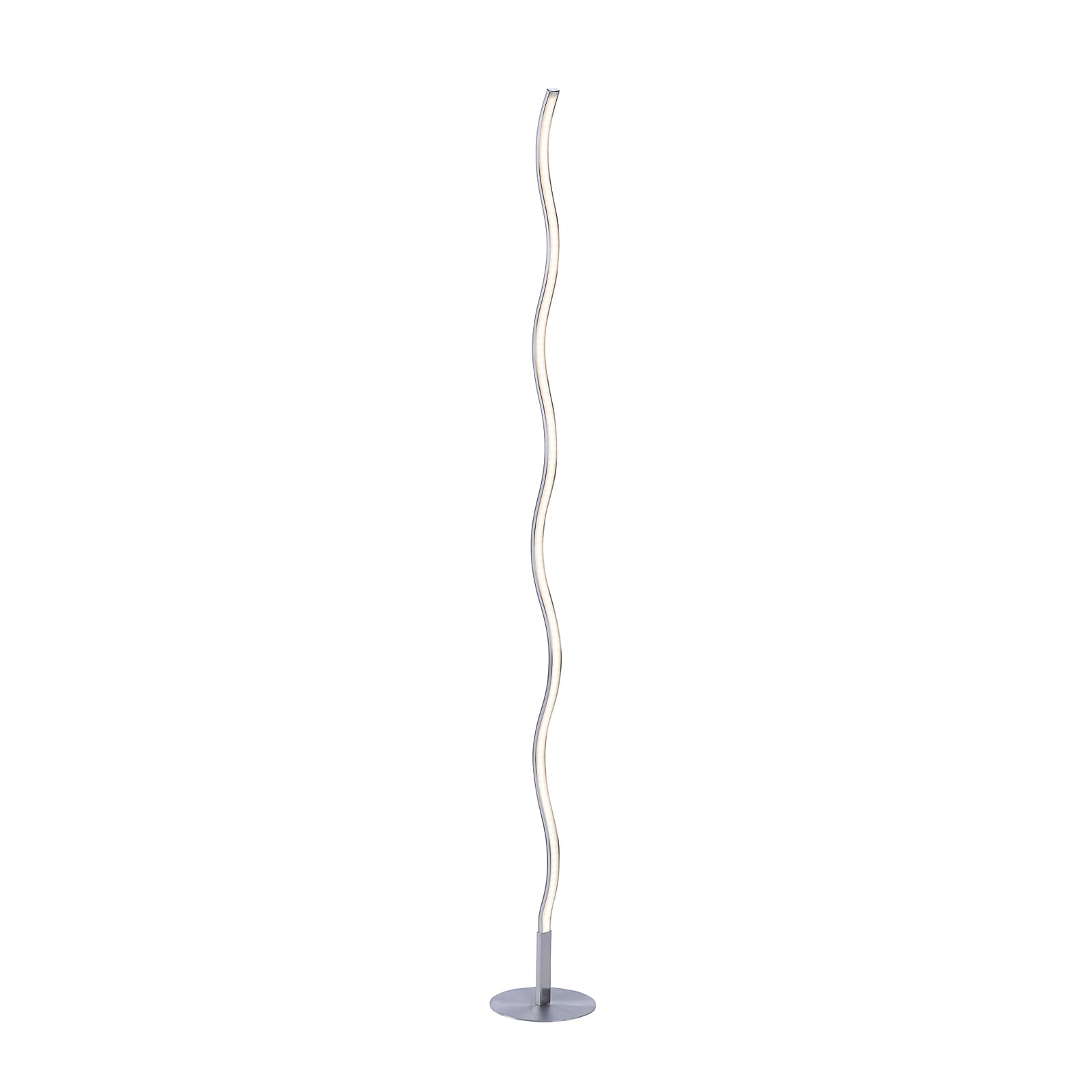 LED gulvlampe Wave stål 120 cm 10W varmhvit detalj av lampehode