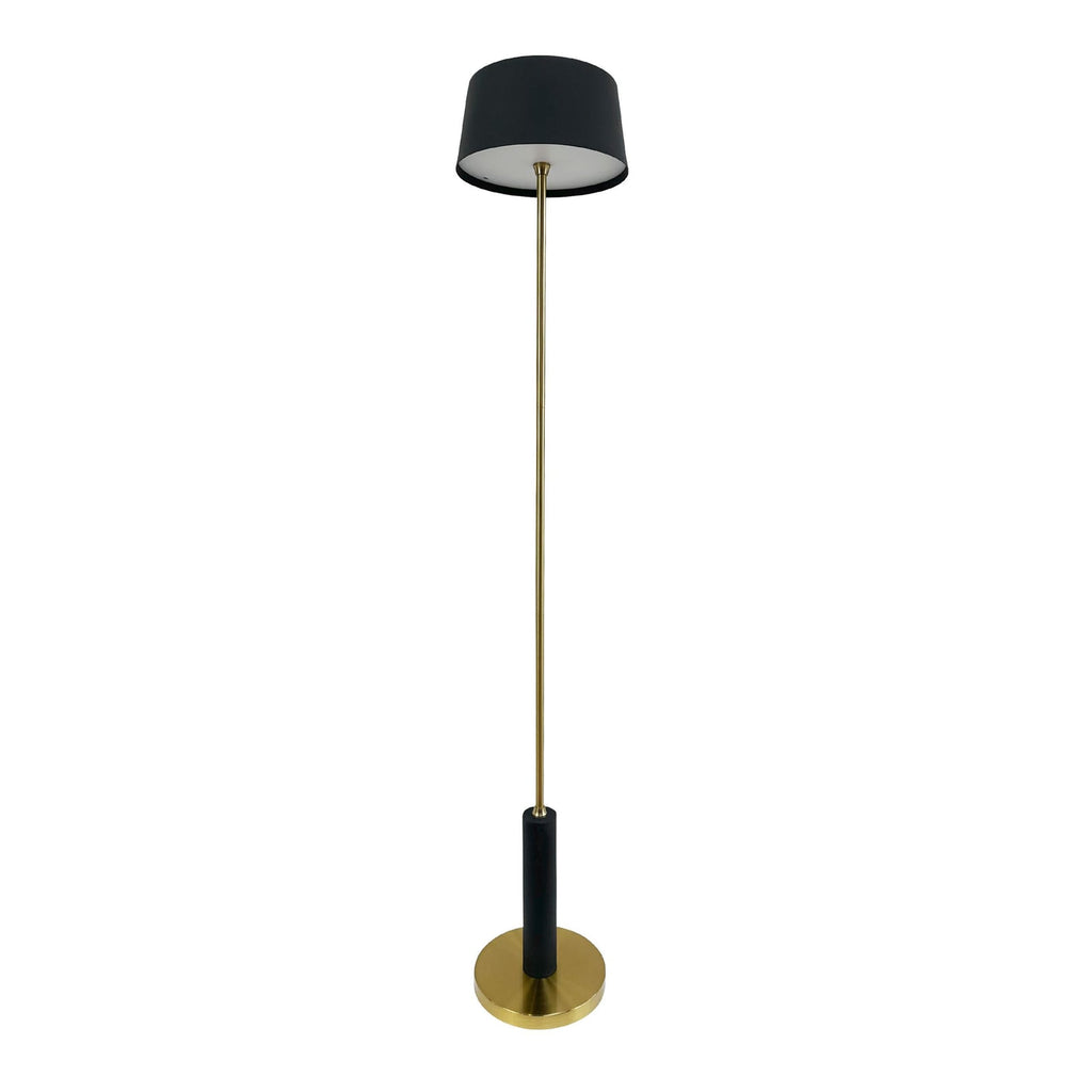 LED gulvlampe Yoyo oppladbar dimbar svart H125 cm bakside