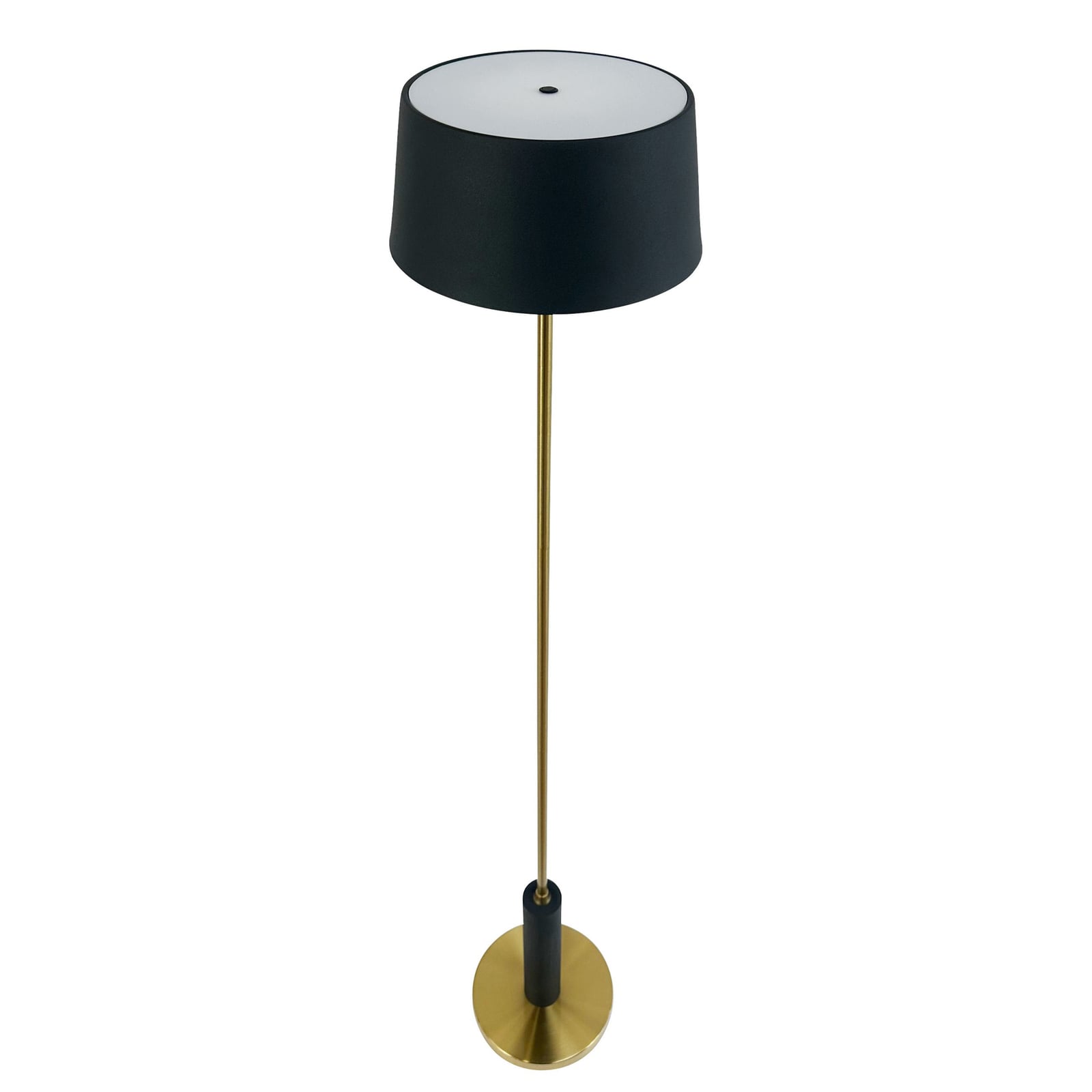 LED gulvlampe Yoyo oppladbar dimbar svart H125 cm detalj dimmer