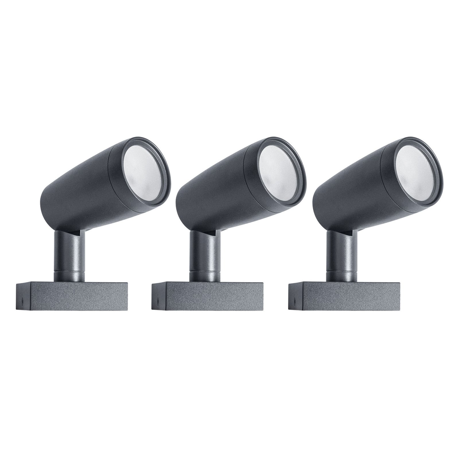 LED hagespot 3-pk WiFi RGB dimbar aluminium IP65 bakside
