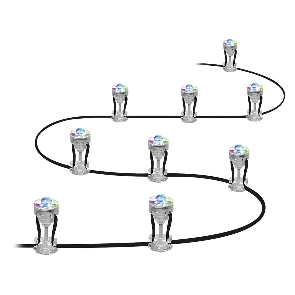 LED hagespot 9er-sett RGB dimbar WiFi IP65 LEDVANCE SMART+ forfra