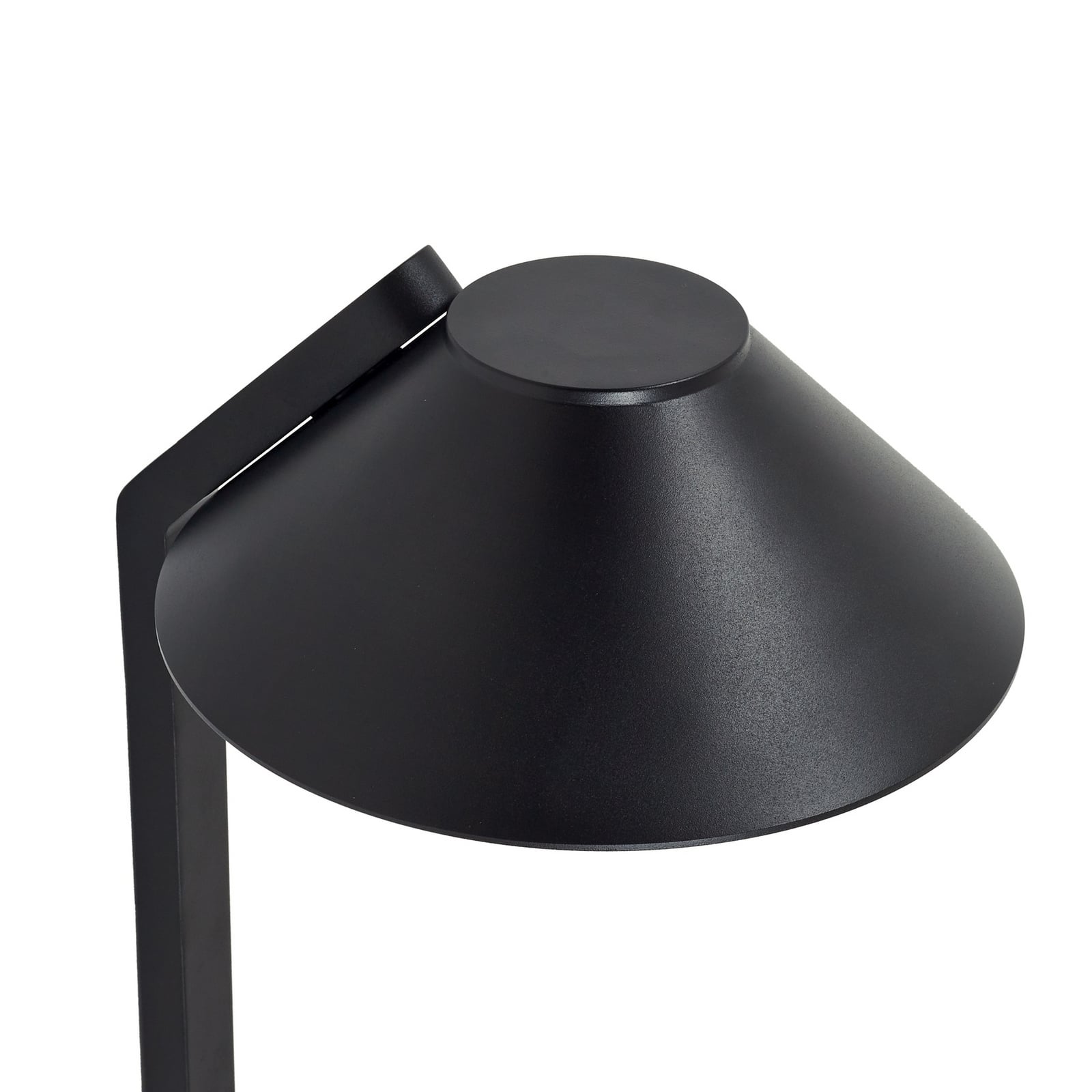 LED hagespot Capelo med jordspyd svart aluminium side