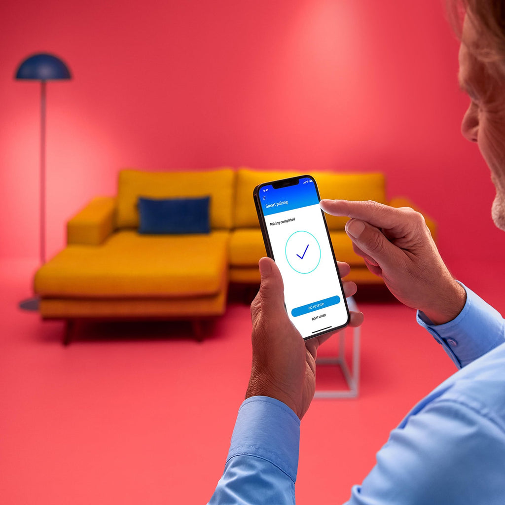 LED hagespot Ground utvidelse WiFi RGB dimbar IP65 - WiZ i bruk med app