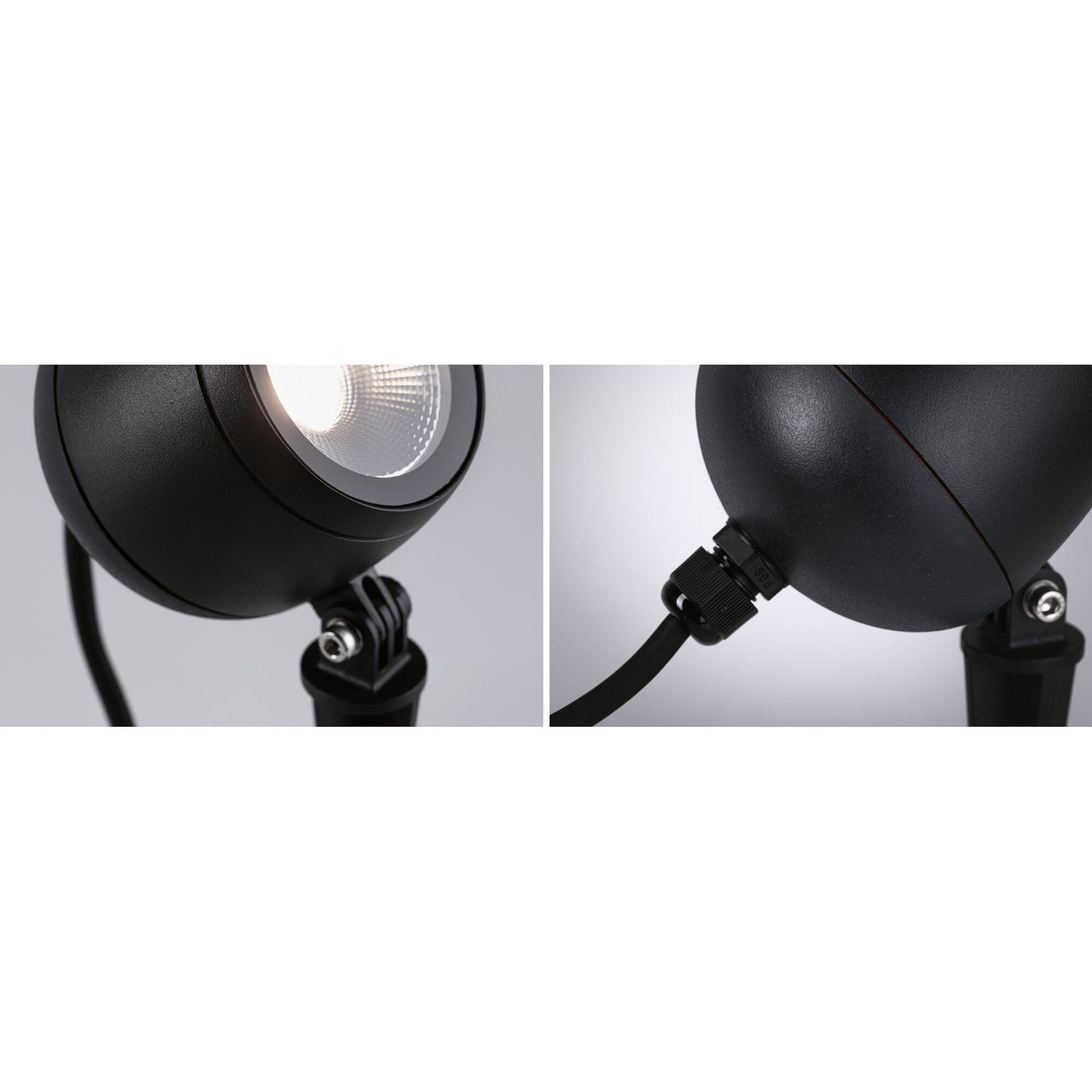 LED hagespot Kikolo dimbar antrasitt 7,2W IP65 nærbilde