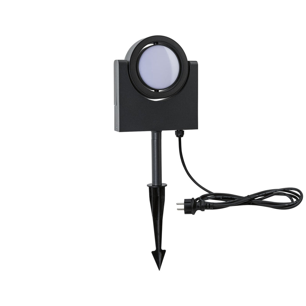 LED hagespot med jordspyd Swivea antrasitt 8W IP44 - Paulmann