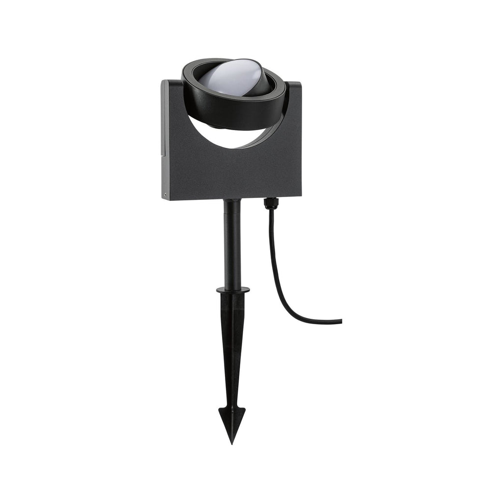 LED hagespot med jordspyd Swivea antrasitt 8W IP44 - Paulmann