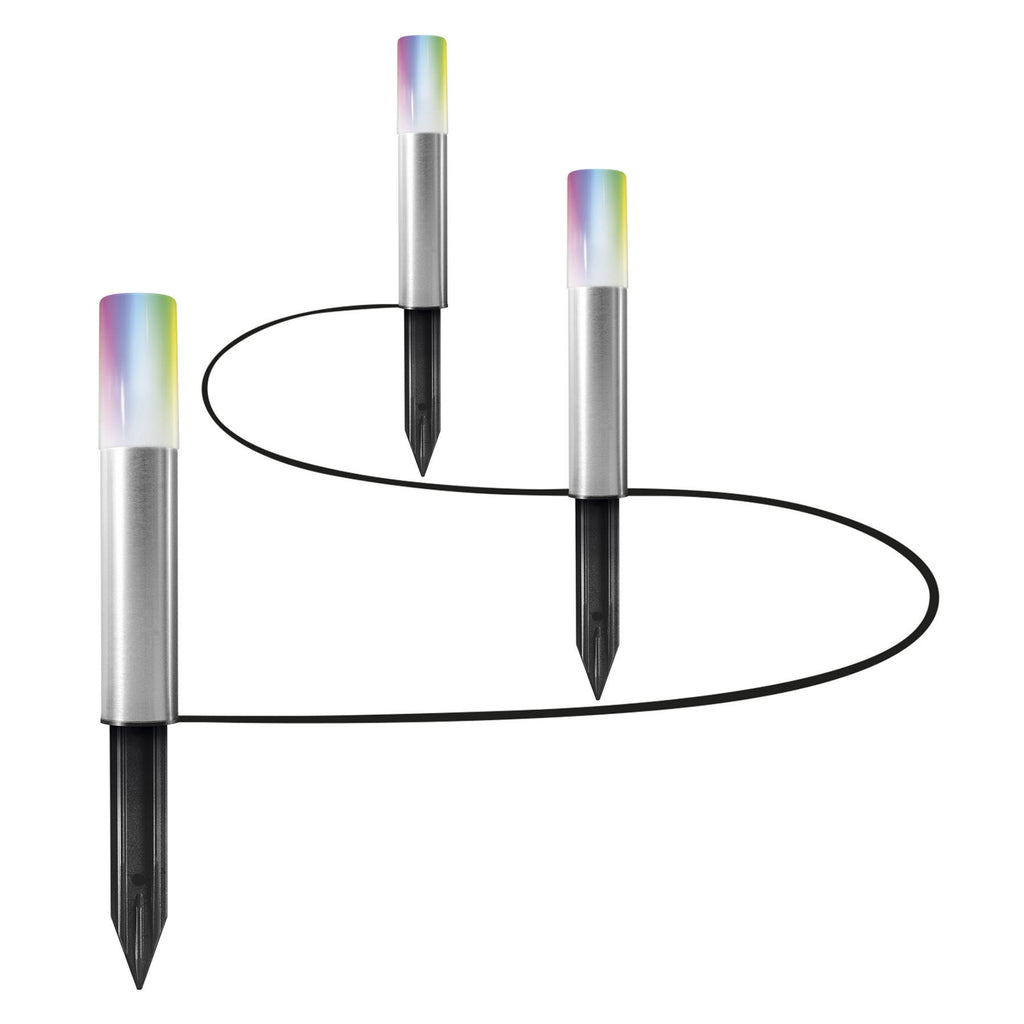 LED hagespot med spyd 3-pk WiFi RGB dimbar IP65 LEDVANCE SMART+ detalj