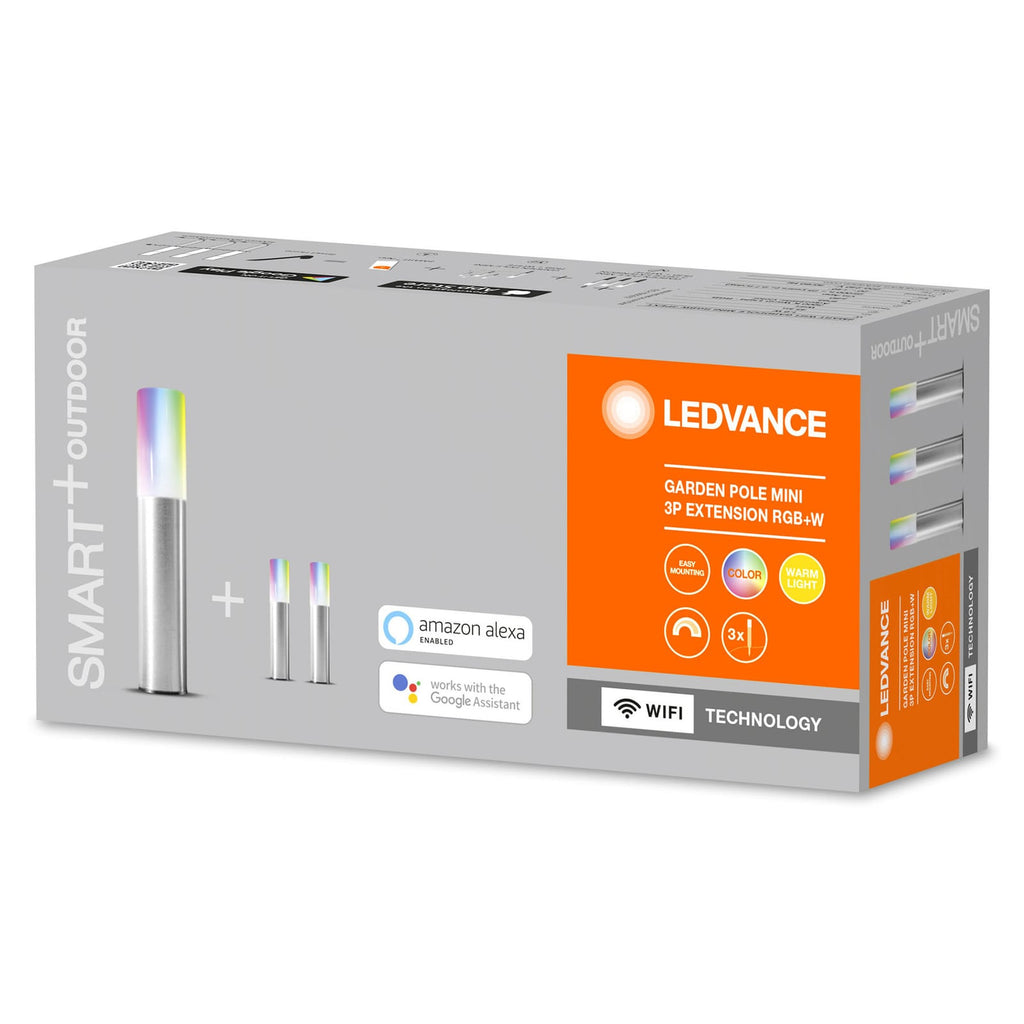 LED hagespot med spyd 3-pk WiFi RGB dimbar IP65 LEDVANCE SMART+ appstyring