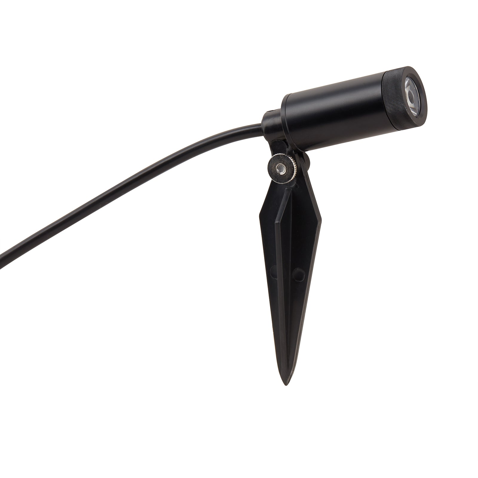 LED hagespot med spyd 4-sett svart IP68 2,8W varmhvit - Lindby detalj