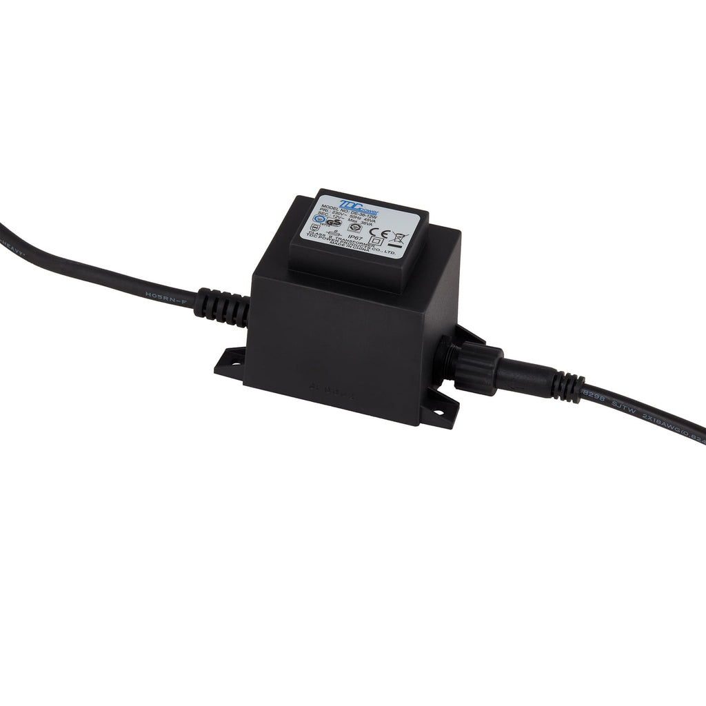 LED hagespot med spyd 4-sett svart IP68 2,8W varmhvit - Lindby kabel og driver