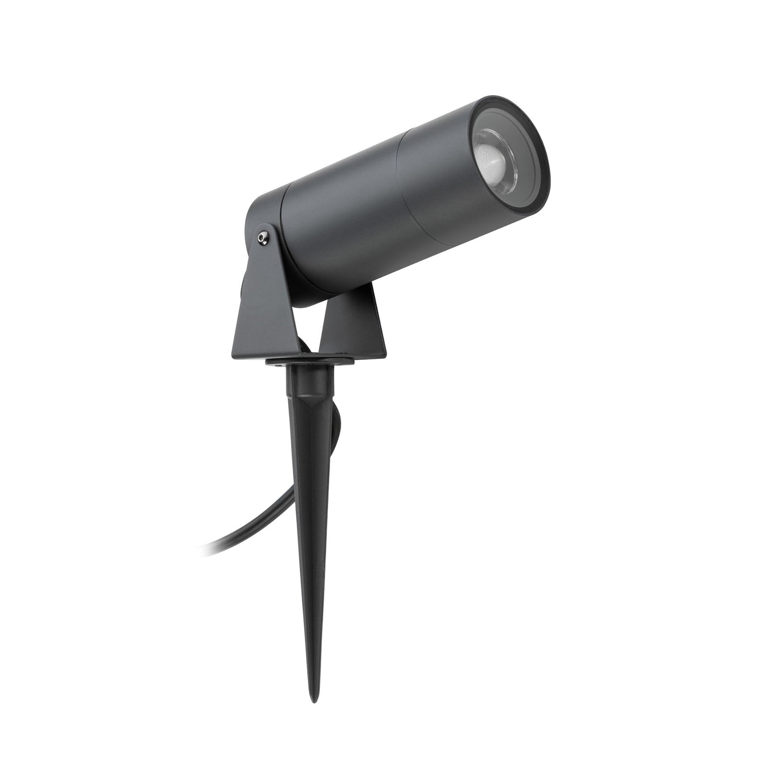 LED hagespot med spyd 5131 svart aluminium nærbilde
