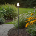 LED hagespot med spyd Selinda svart 100 cm front