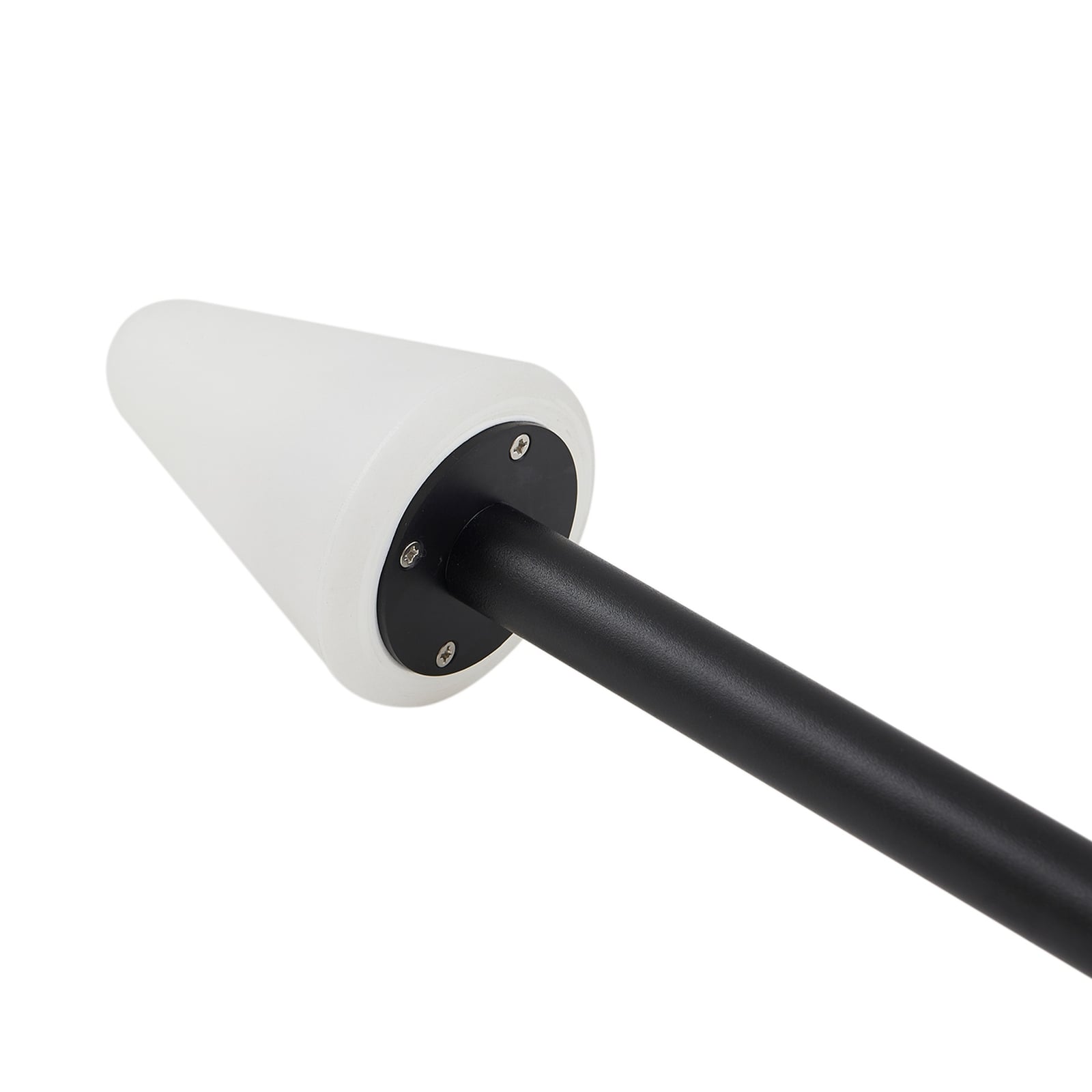 LED hagespot med spyd Selinda svart 100 cm kabel og bryter