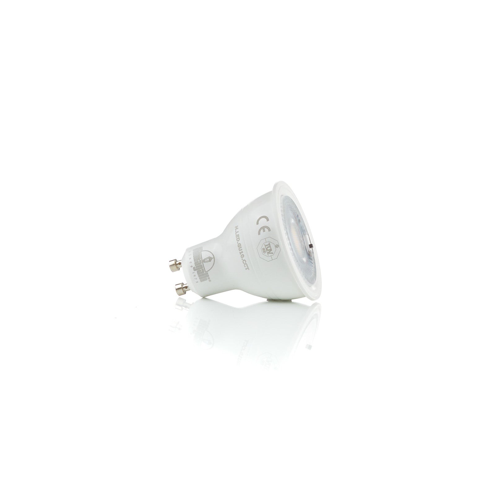 LED hagespot Minitommy 2-lys CCT svart IP66 materialdetalj