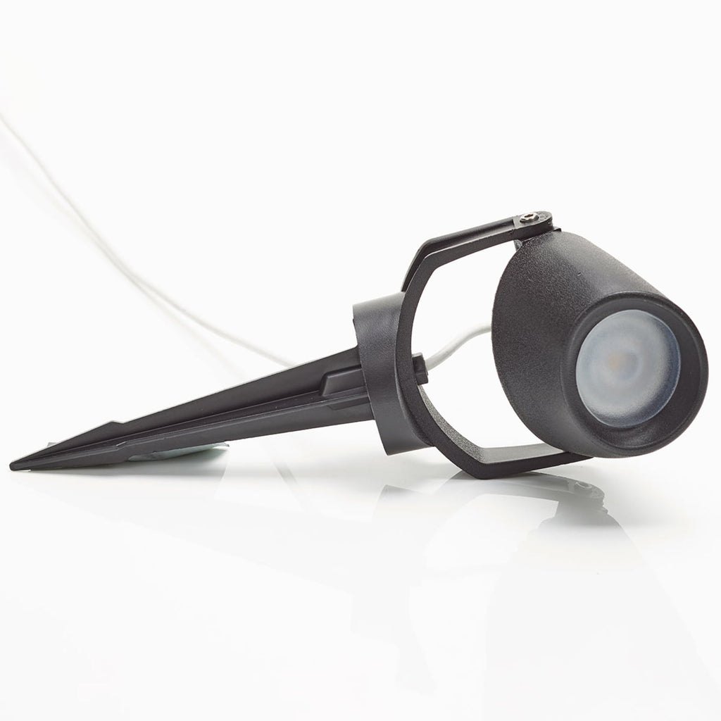 Detalj av LED hagespot Minitommy-EL CCT svart IP66