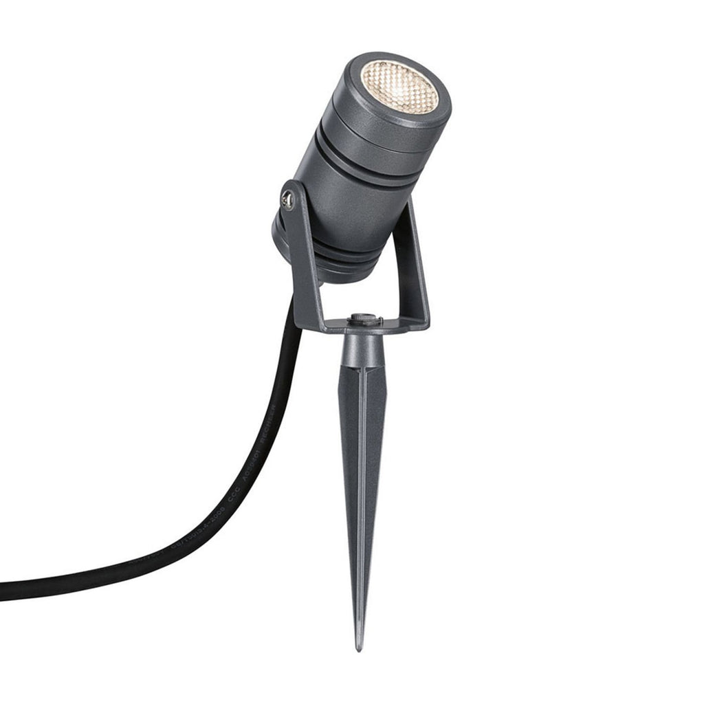 LED hagespot Radon med spyd aluminium 11W IP65 dimbar forfra