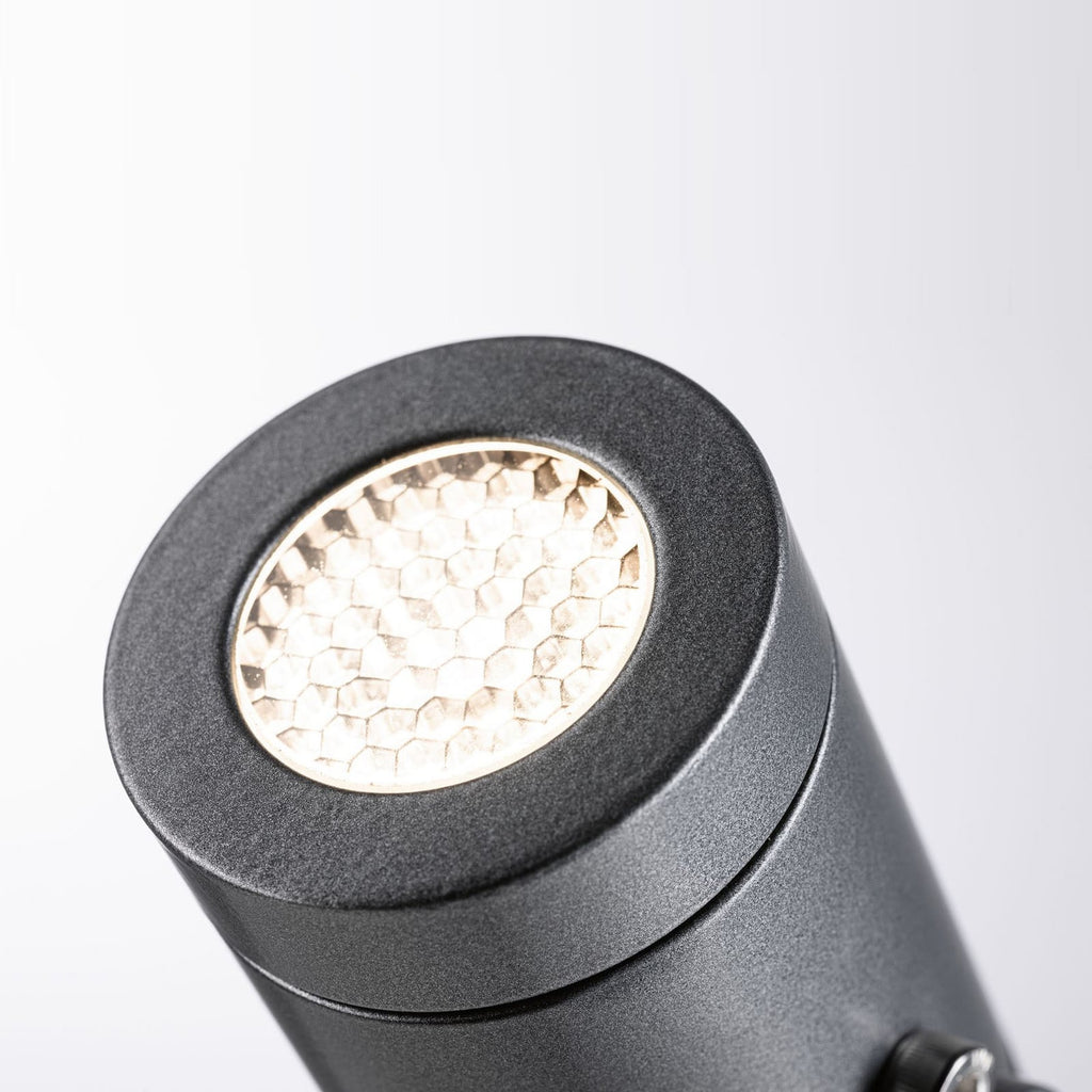 Nærbilde av LED hagespot Radon med spyd aluminium 11W IP65 dimbar
