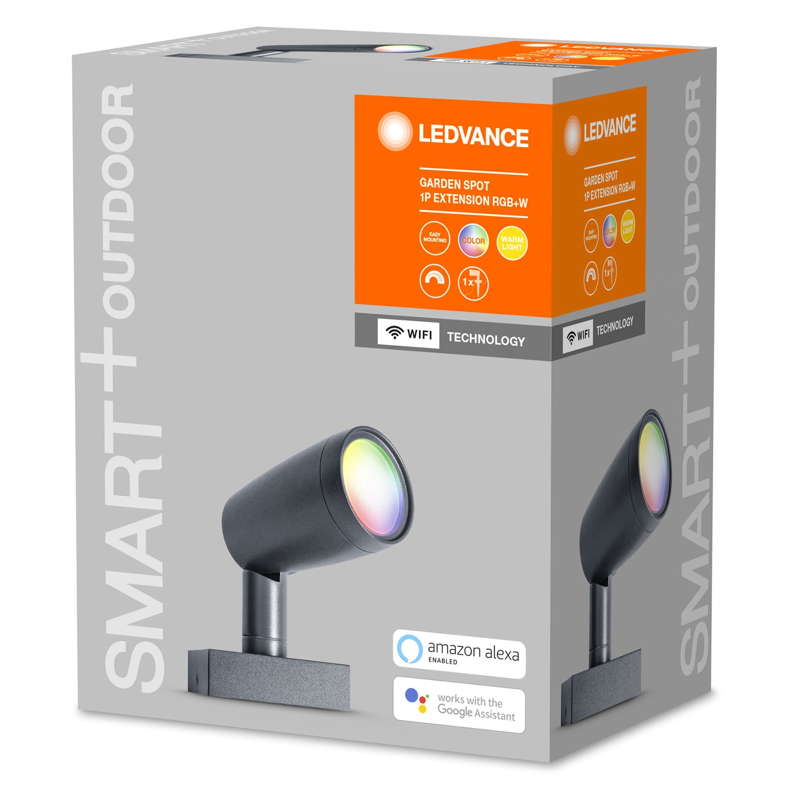 LED hagespot utvidelse WiFi RGBW dimbar IP65 LEDVANCE SMART+ nærbilde