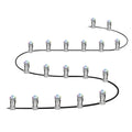 LED hagespyd Garden Dot RGB 18er-sett IP65 forfra