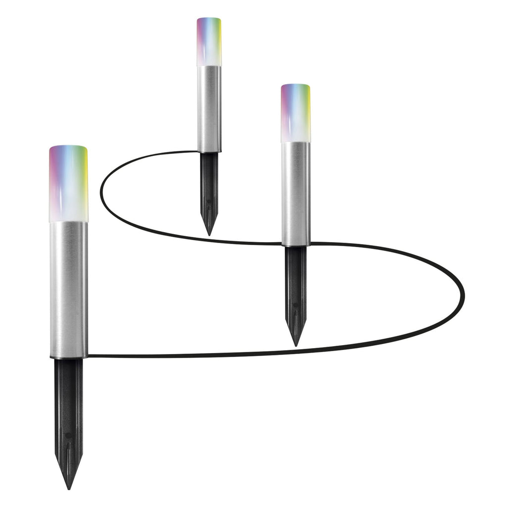 LED hagespyd Garden Pole 3-pk RGBW IP65 WiFi detalj av spydet