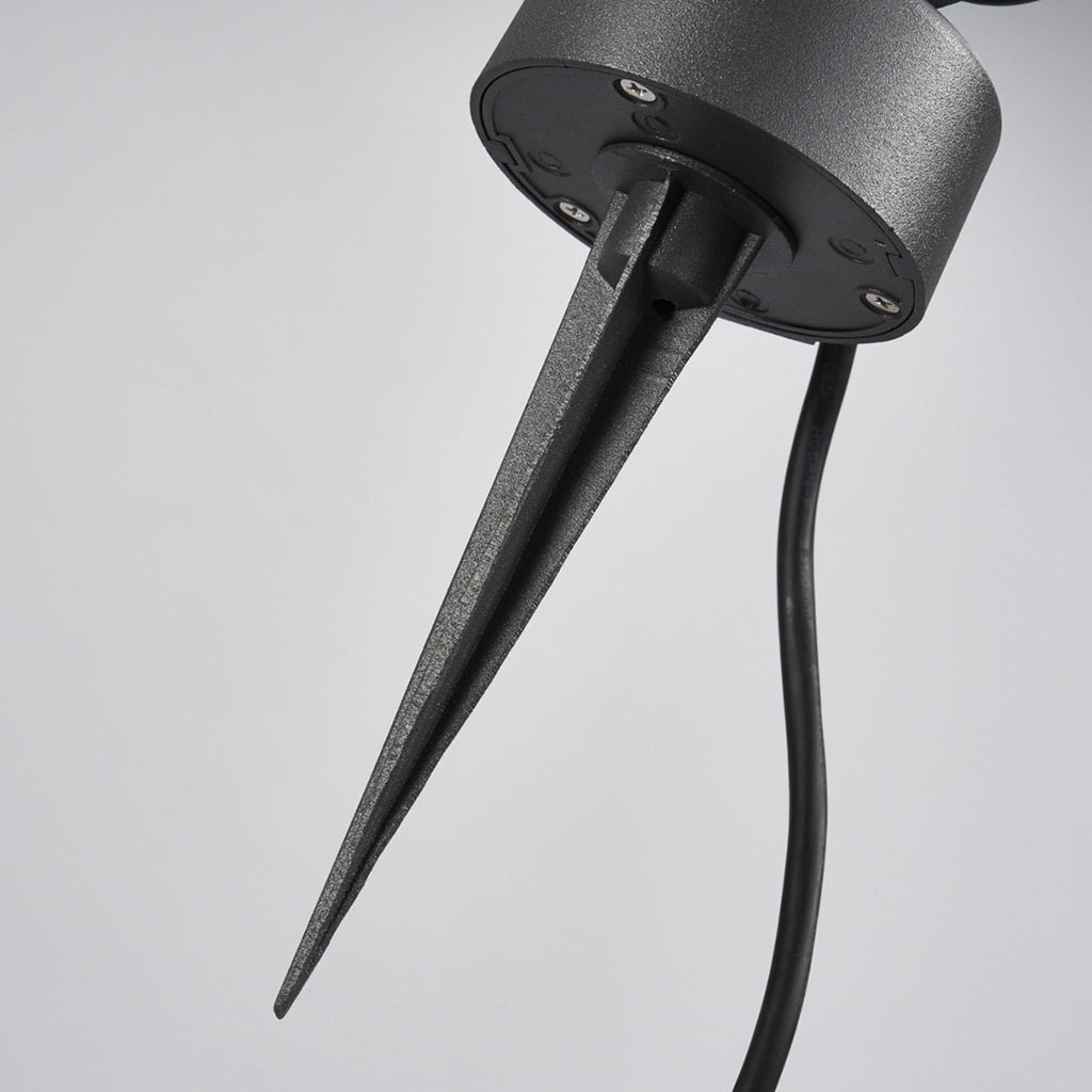 LED hagespyd Gavin antrasitt 7W 3000K IP65 kabel og støpsel