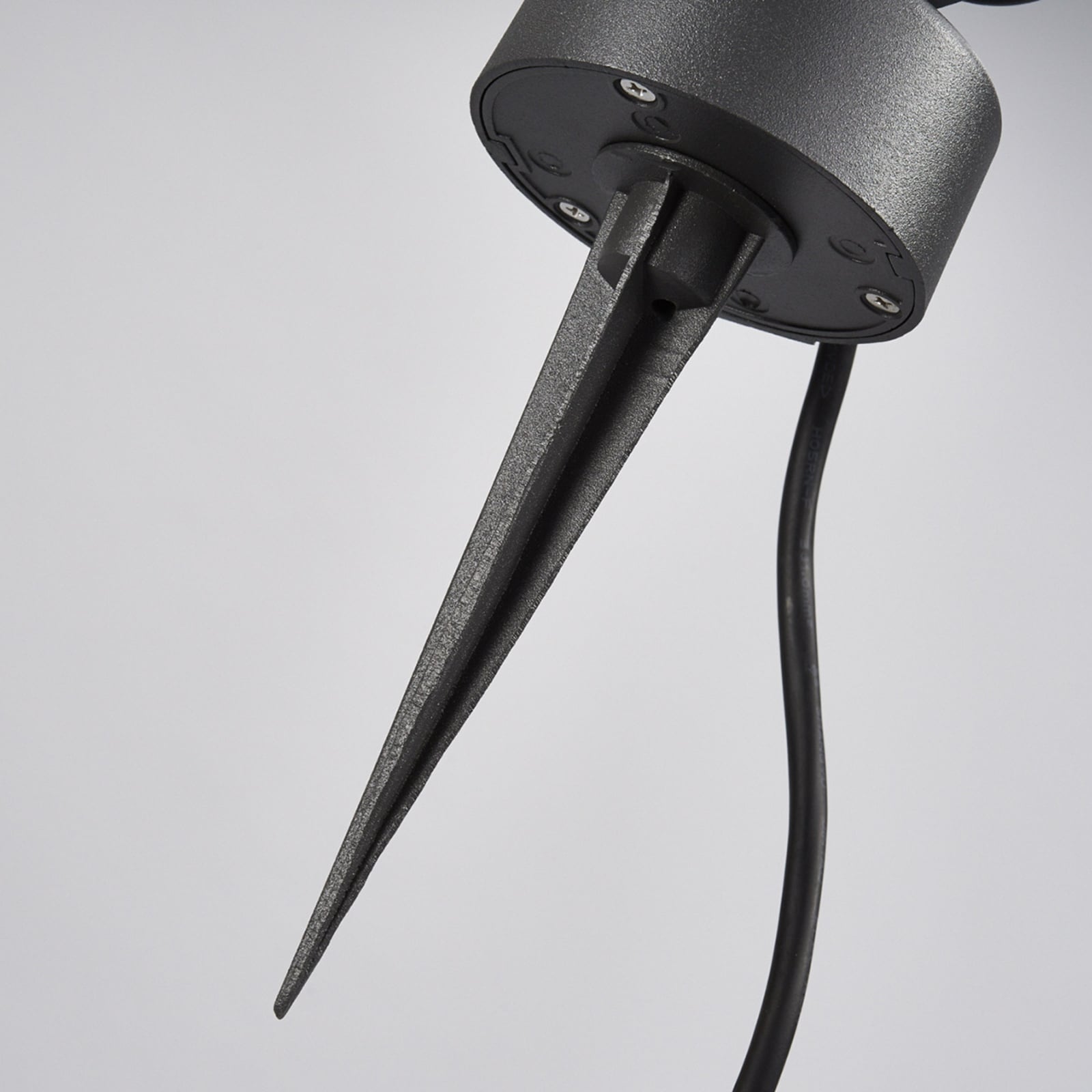 LED hagespyd Gavin antrasitt 7W 3000K IP65 kabel og støpsel