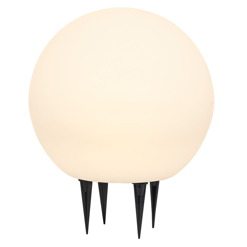 LED hagespyd-lampe Endura Hybrid Ball kule hvit Ø25 cm lys i mørket