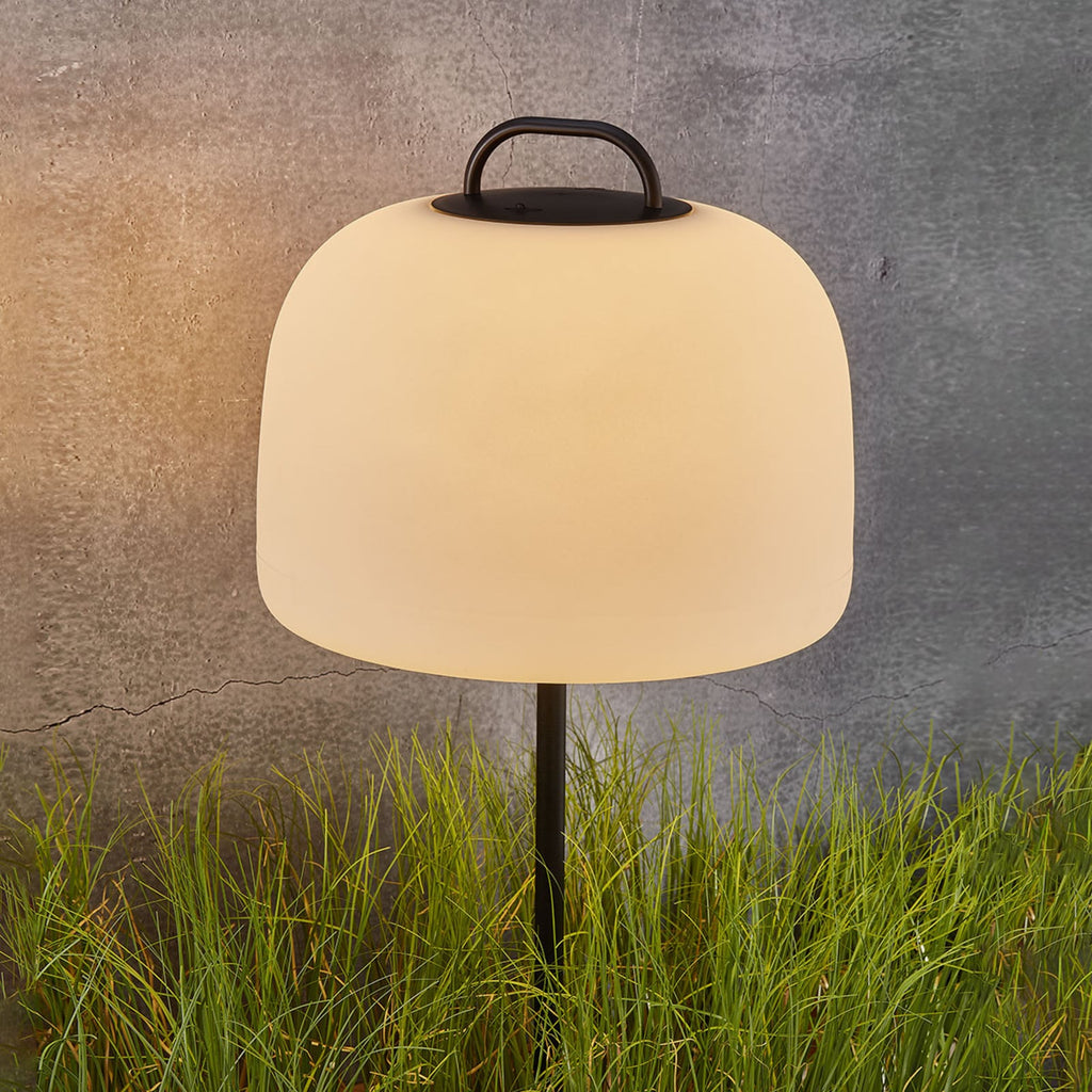 LED hagespyd-lampe Kettle dimbar hvit front